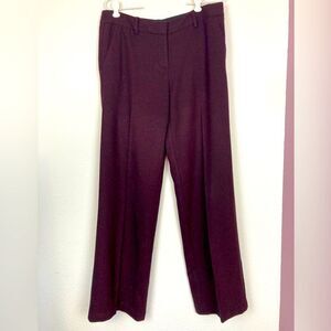 The Limited Burgundy & black tweed trousers runs big for size,great pockets